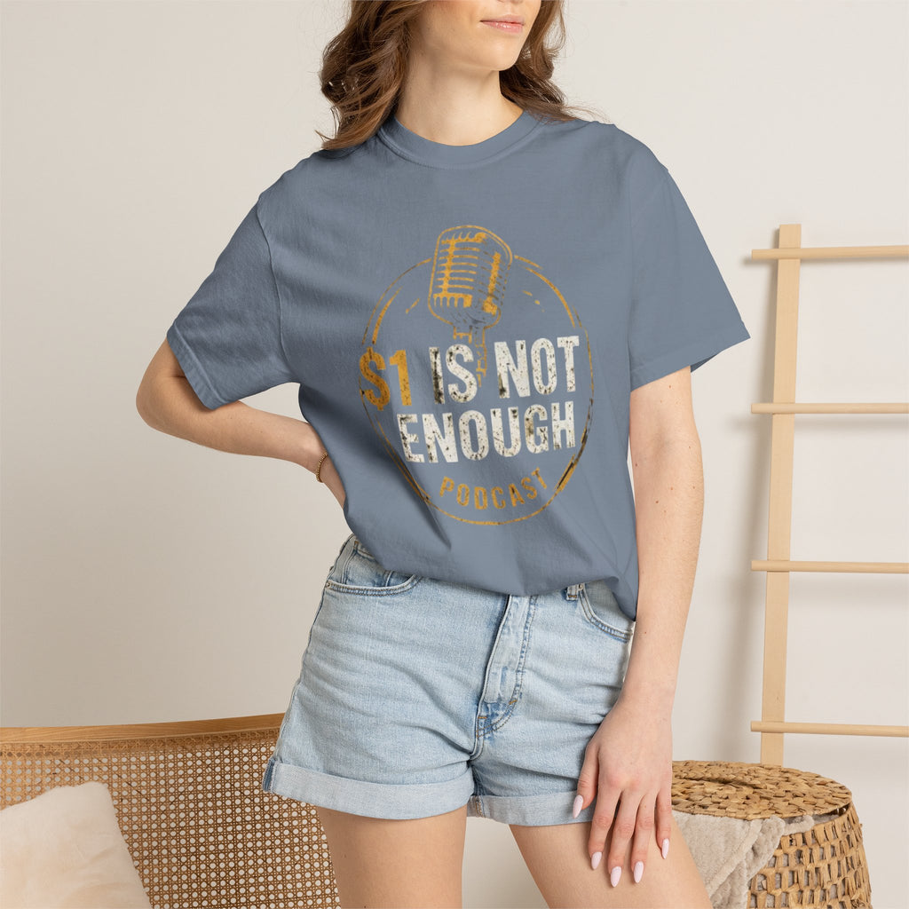 Podcast T-Shirt — "1 Is Not Enough" Retro Microphone Tee