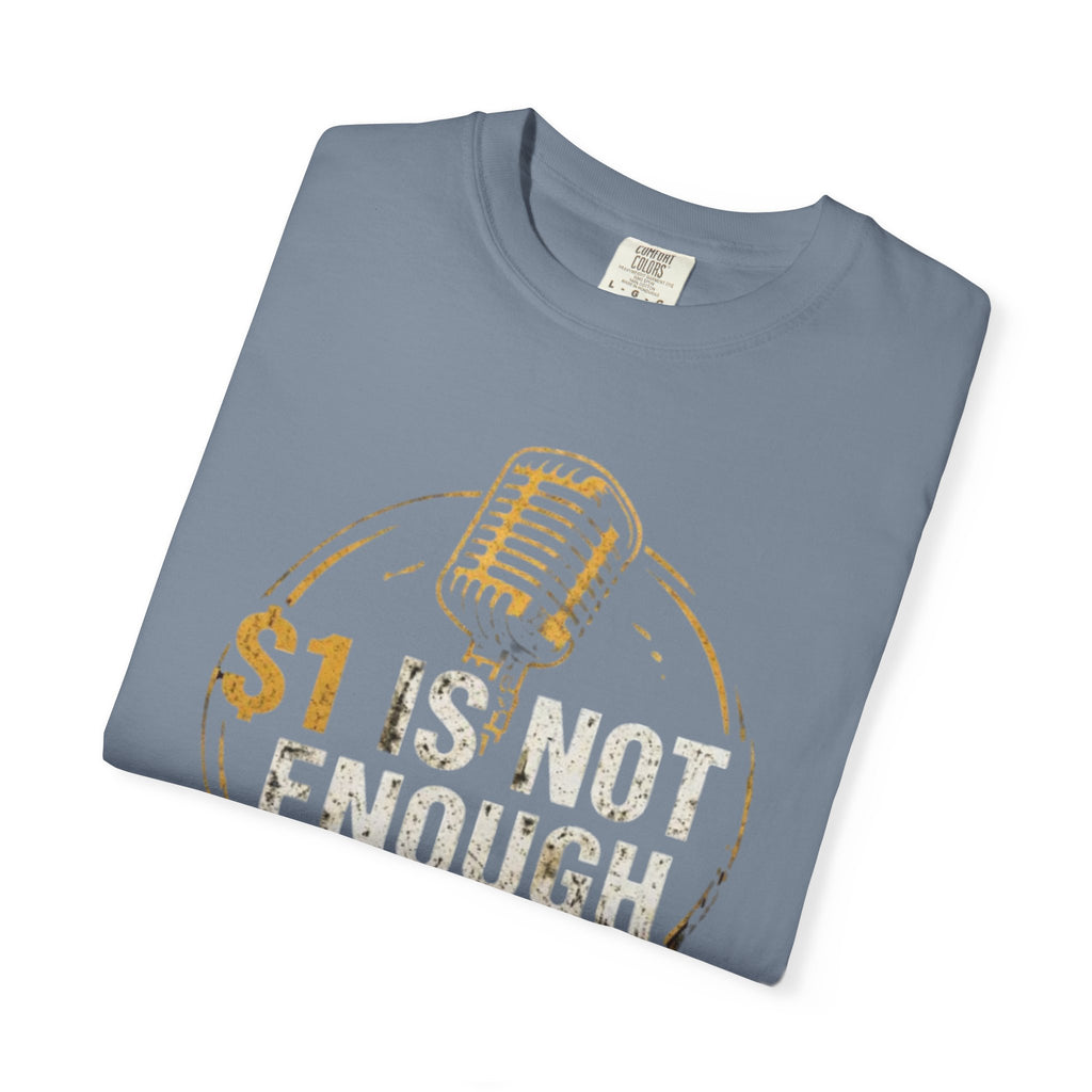 Podcast T-Shirt — "1 Is Not Enough" Retro Microphone Tee