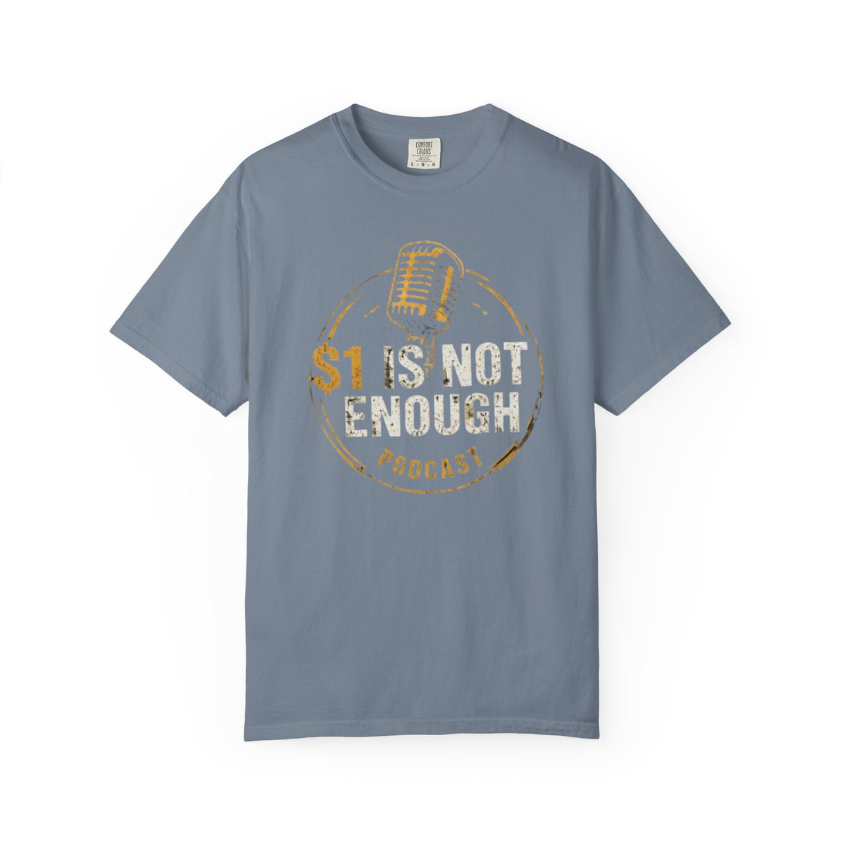 Podcast T-Shirt — "1 Is Not Enough" Retro Microphone Tee