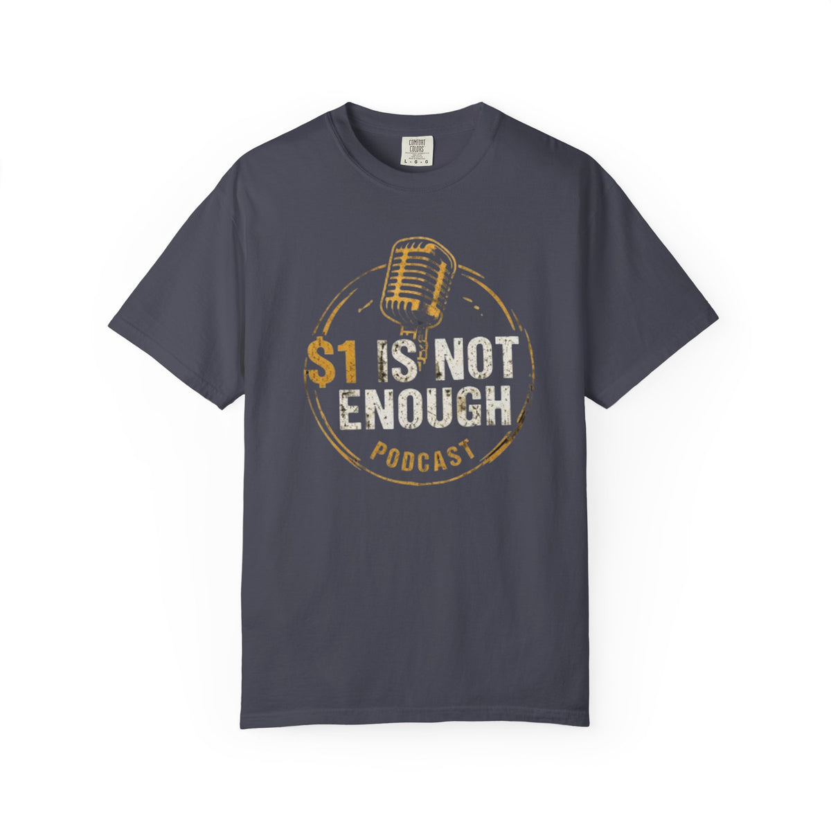 Podcast T-Shirt — "1 Is Not Enough" Retro Microphone Tee