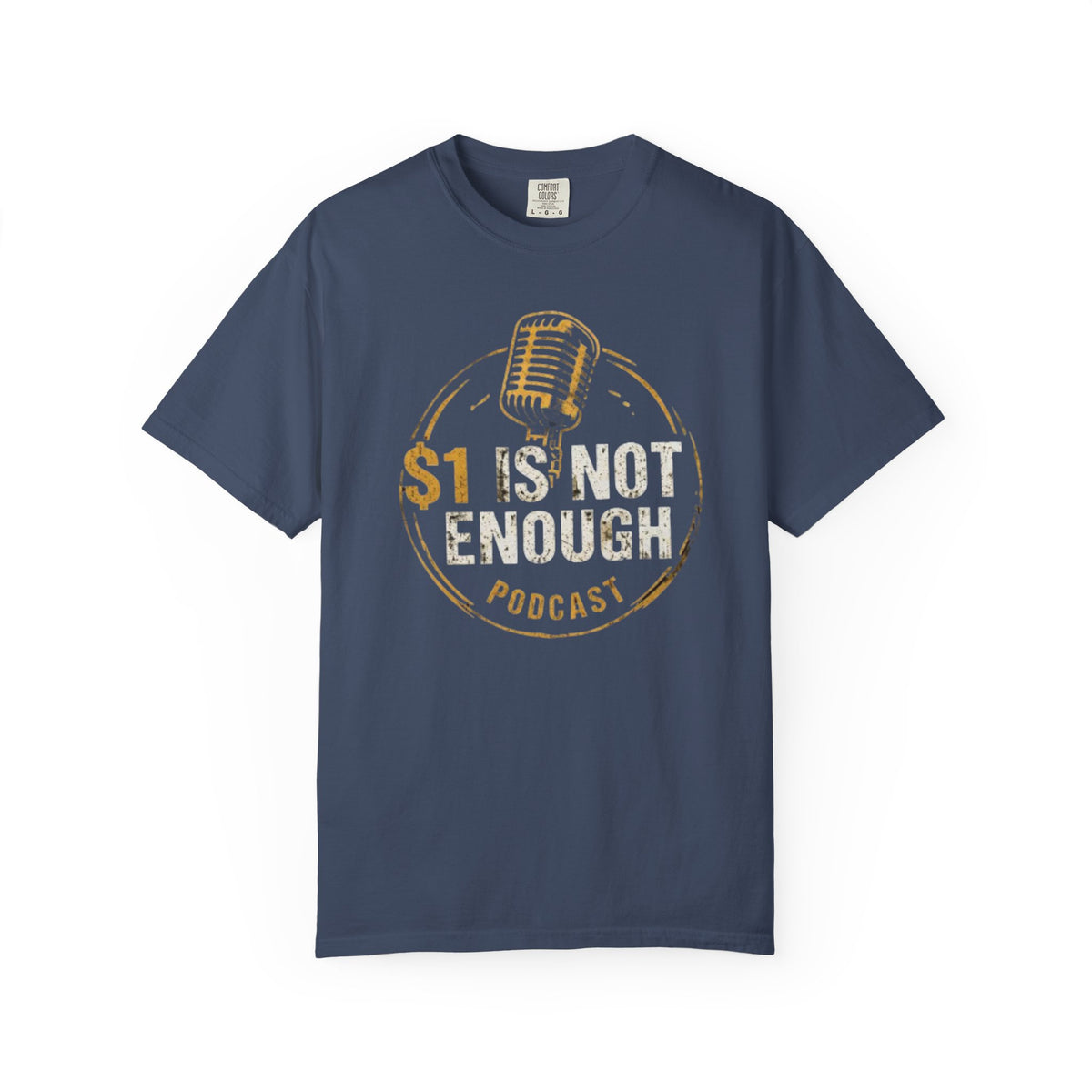 Podcast T-Shirt — "1 Is Not Enough" Retro Microphone Tee