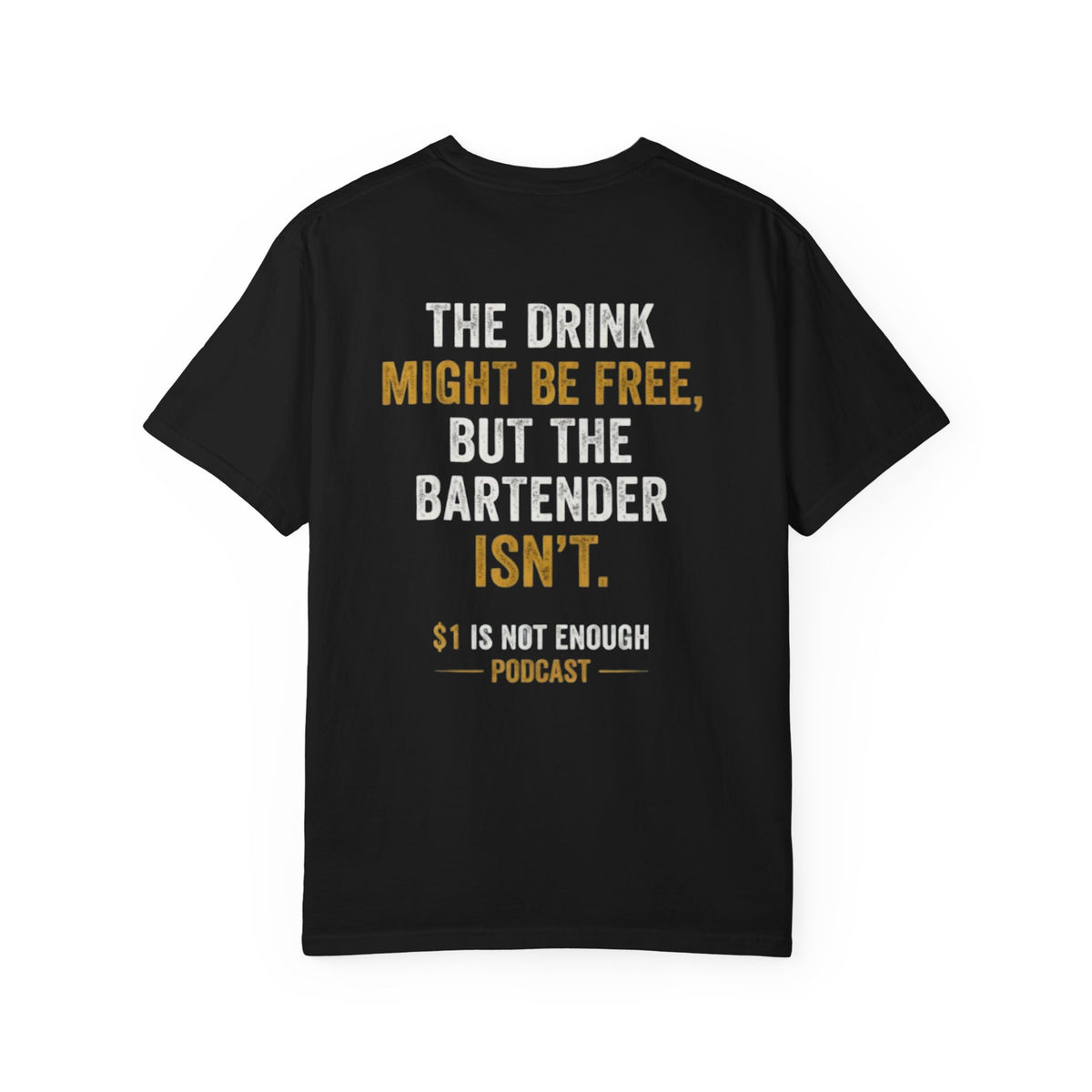 Podcast T-Shirt — "1 Is Not Enough" Retro Microphone Tee