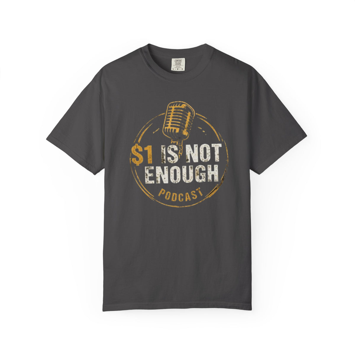 Podcast T-Shirt — "1 Is Not Enough" Retro Microphone Tee