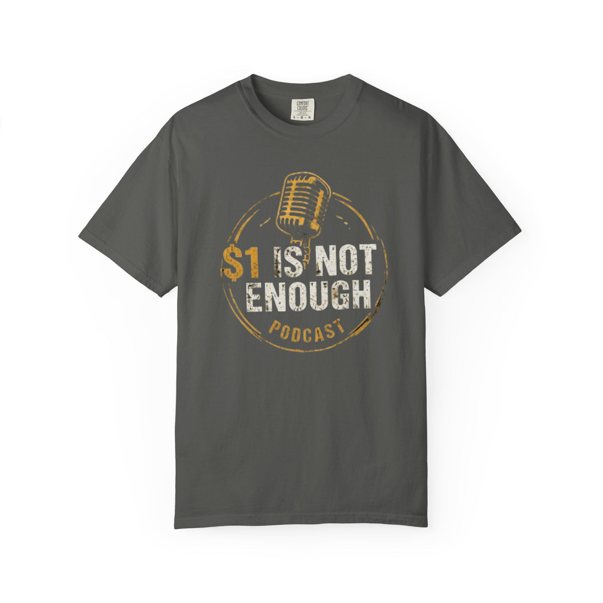 Podcast T-Shirt — "1 Is Not Enough" Retro Microphone Tee