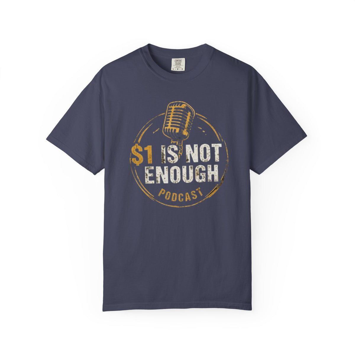 Podcast T-Shirt — "1 Is Not Enough" Retro Microphone Tee